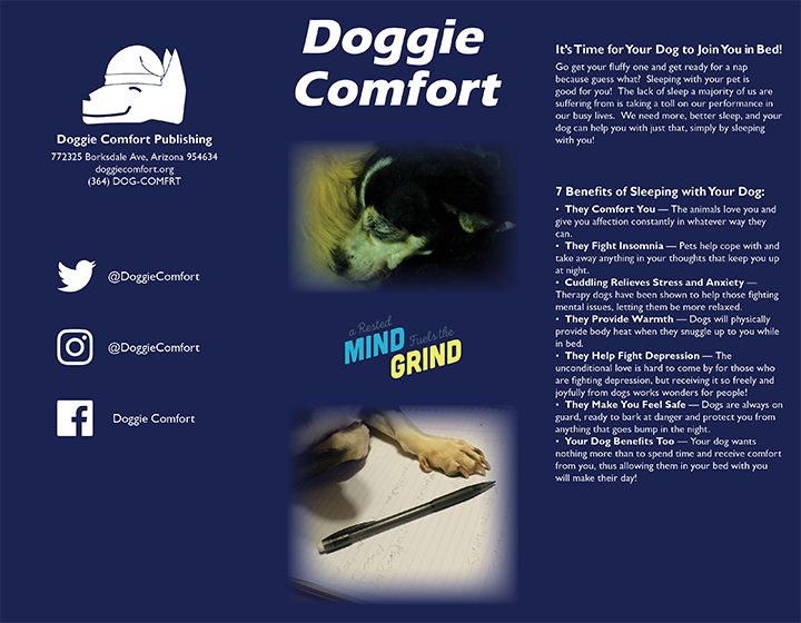 Doggie Comfort Brochure Outside